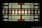 Glas in lood in een plafond bij het trappenhuis.
<br/>
Gert-Jan Lobbes, 2016